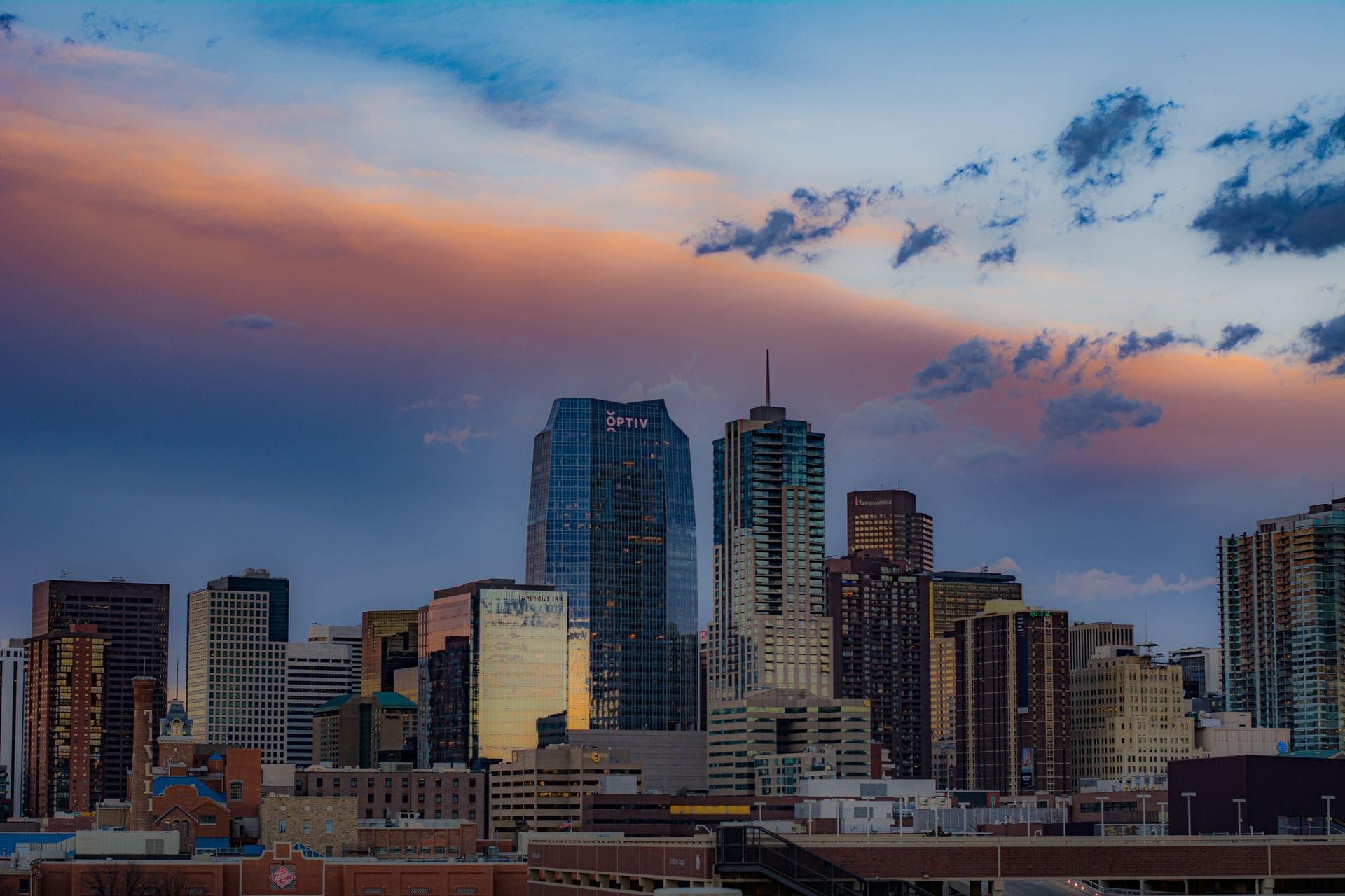 Denver, Colorado skyline at sunset — real estate investment opportunities