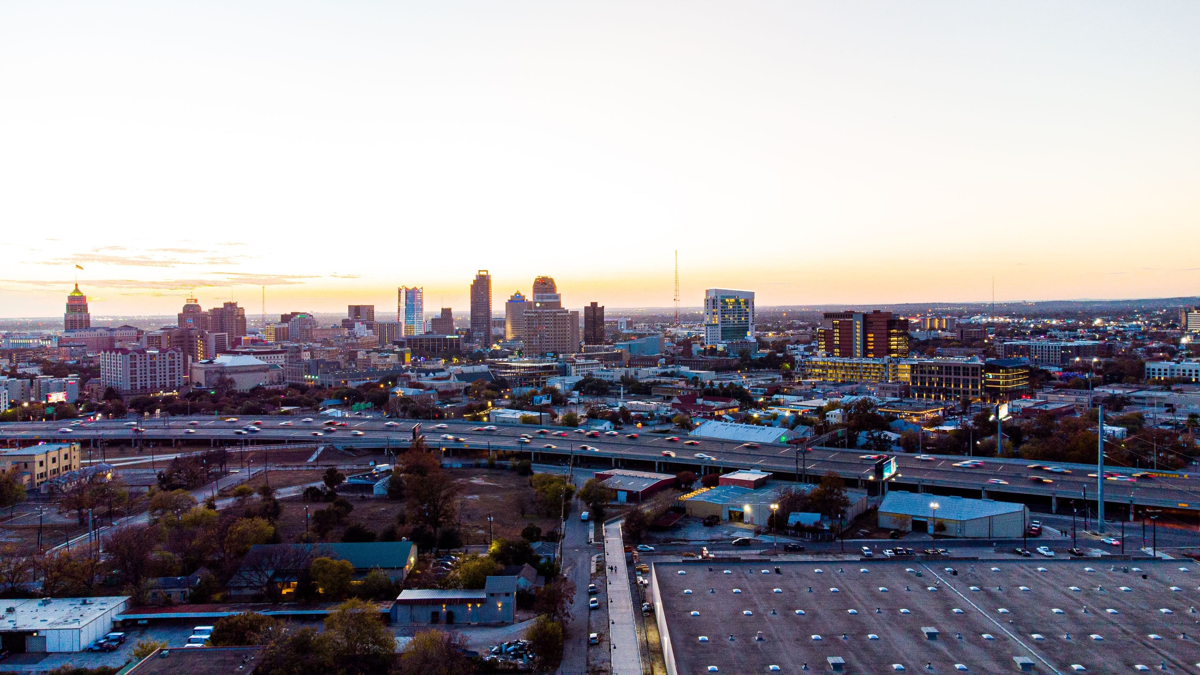Downtown San Antonio, Texas skyline at dusk — real estate investment opportunities